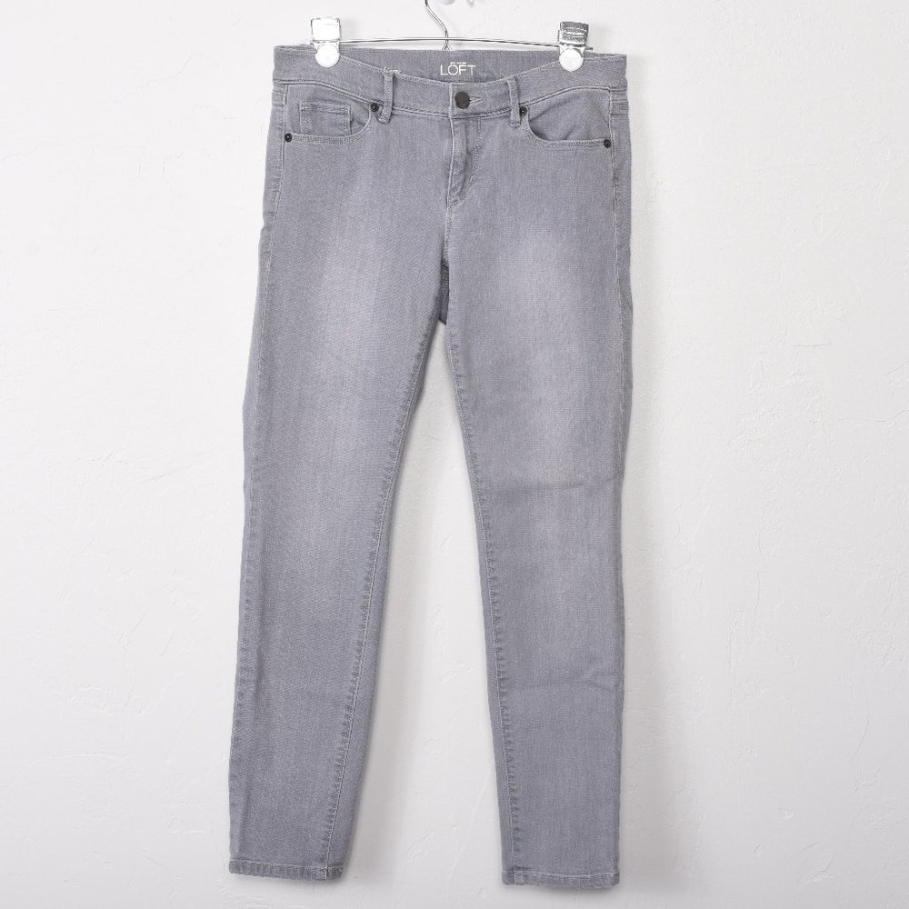 LOFT Modern Skinny Gray Jeans 8P
